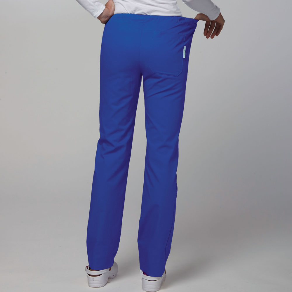 COD. 33032 Metropolitan Bluette – Pantalone medico-sanitario unisex, elastico in vita solo posteriore e liscio davanti. - immagine 2