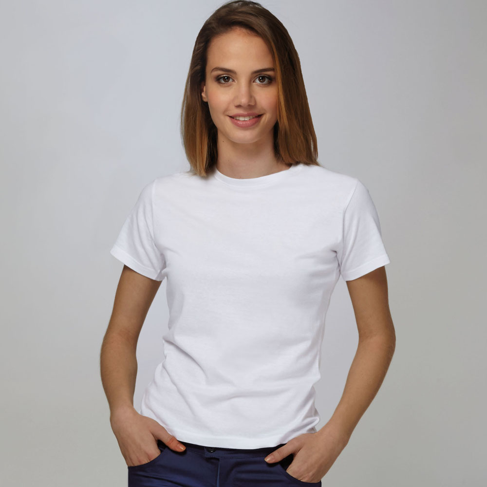 COD. 721901/CR - T-Shirt UNISEX bianca, girocollo,mezza manica - Cotoniera  Facchini