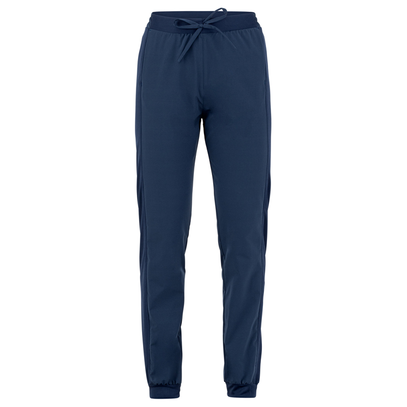 GIBLOR'S COD. HW3/TAY-004 – Pantalone unisex MICROFIBRA NO STIRO, elastico e coulisse in vita, polsini in fondo, BLU