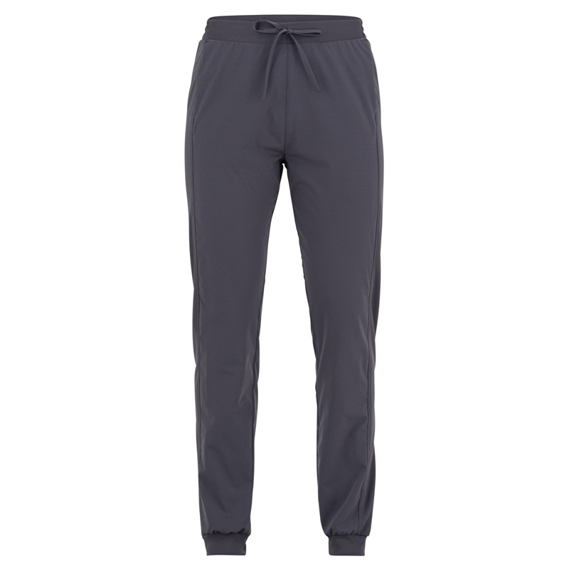 GIBLOR'S COD. HW3/TAY-119 – Pantalone unisex MICROFIBRA NO STIRO, elastico e coulisse in vita, polsini in fondo, GRIGIO