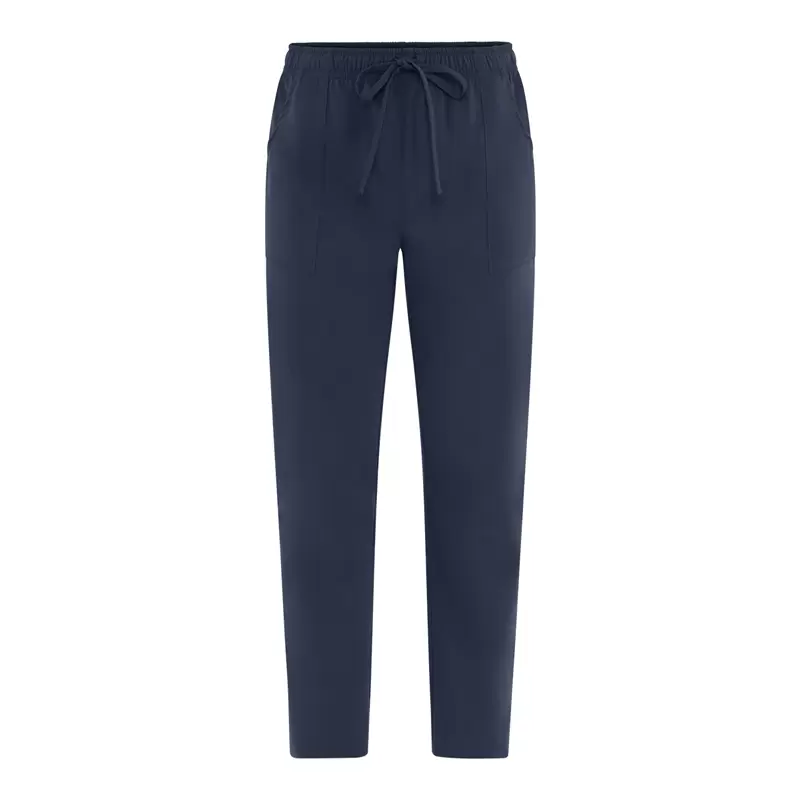 GIBLOR'S COD. HW3/ALA-004 – Pantalone unisex MICROFIBRA NO STIRO, elastico e coulisse in vita, BLU