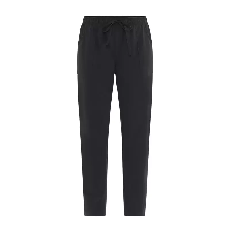 GIBLOR'S COD. HW3/ALA-000 – Pantalone unisex MICROFIBRA NO STIRO, elastico e coulisse in vita, NERO