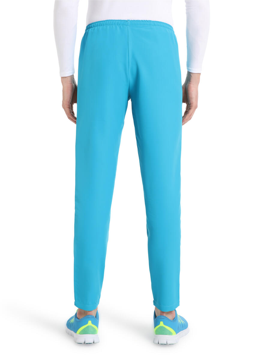 QUICK COD. 3/FAS-05 – Pantalone unisex MICROFIBRA NO STIRO, elastico in vita, 2 tasche anteriori, AZZURRO - immagine 4